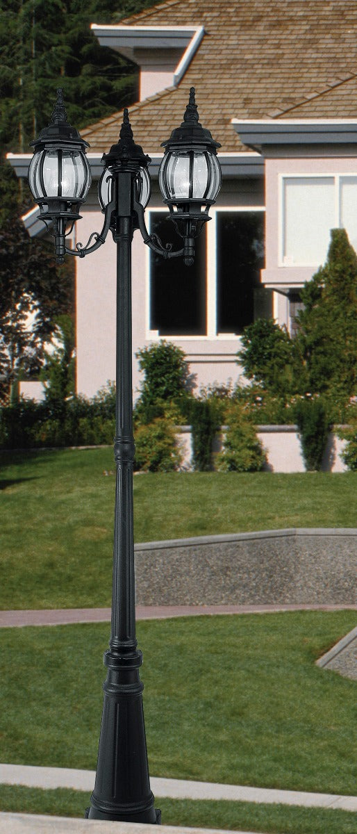 LIVEX LIGHTING  7710-14  Frontenac  Outdoor 3 Head Post