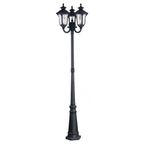 LIVEX LIGHTING  7866-04  Oxford  Outdoor 3 Head Post