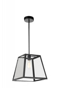 CWI LIGHTING  9601P12-1-101 Alyson  1 Light Down Mini Pendant with Black finish