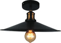 CWI LIGHTING  9605C13-1-101  Brave 1 Light Flush Mount with Black finish