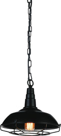 CWI LIGHTING  9611P11-1-101  Morgan 1 Light Down Mini Pendant with Black finish