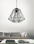 CWI LIGHTING  9625P16-1-101  Bagheera 1 Light Down Pendant with Black finish