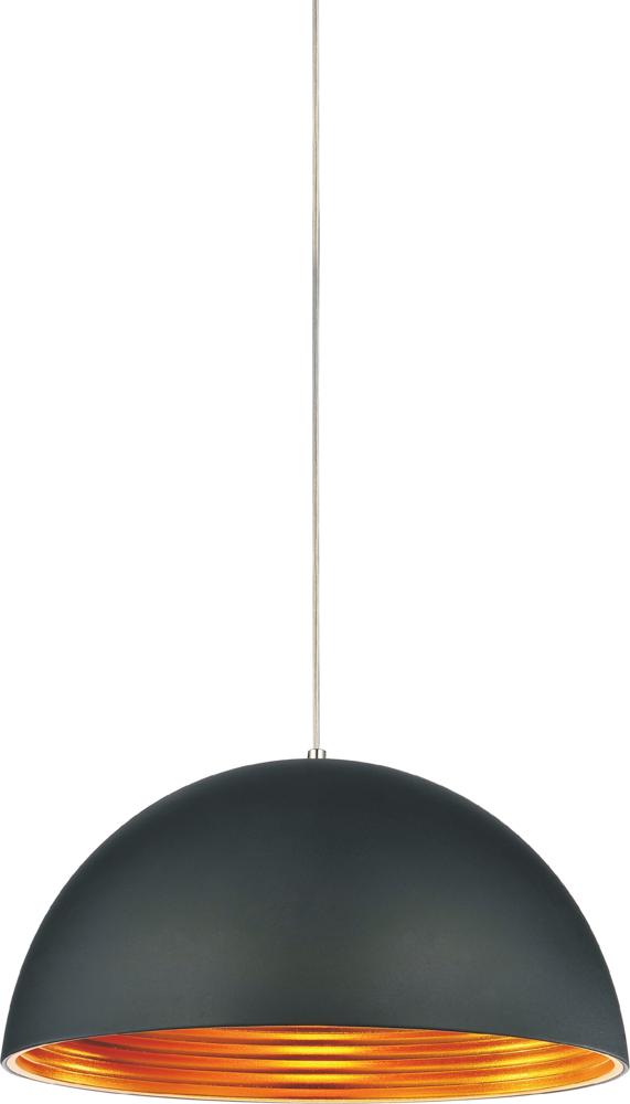 CWI LIGHTING  9629P16-1-101  Modest 1 Light Down Pendant with Black finish