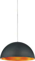 CWI LIGHTING  9629P16-1-101  Modest 1 Light Down Pendant with Black finish