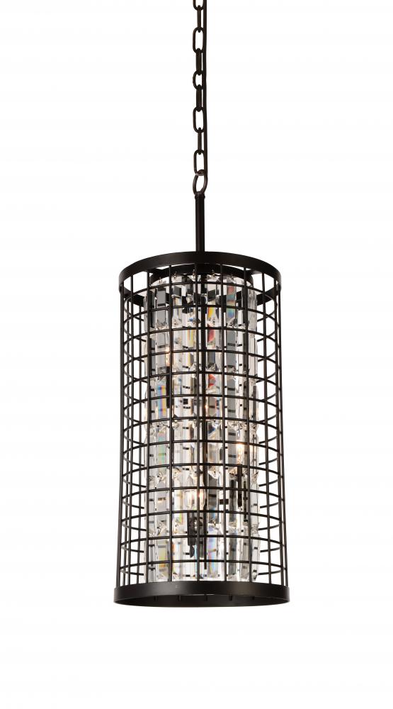 CWI LIGHTING  9697P11-4-192 Meghna 4 Light Up Chandelier with Brown finish