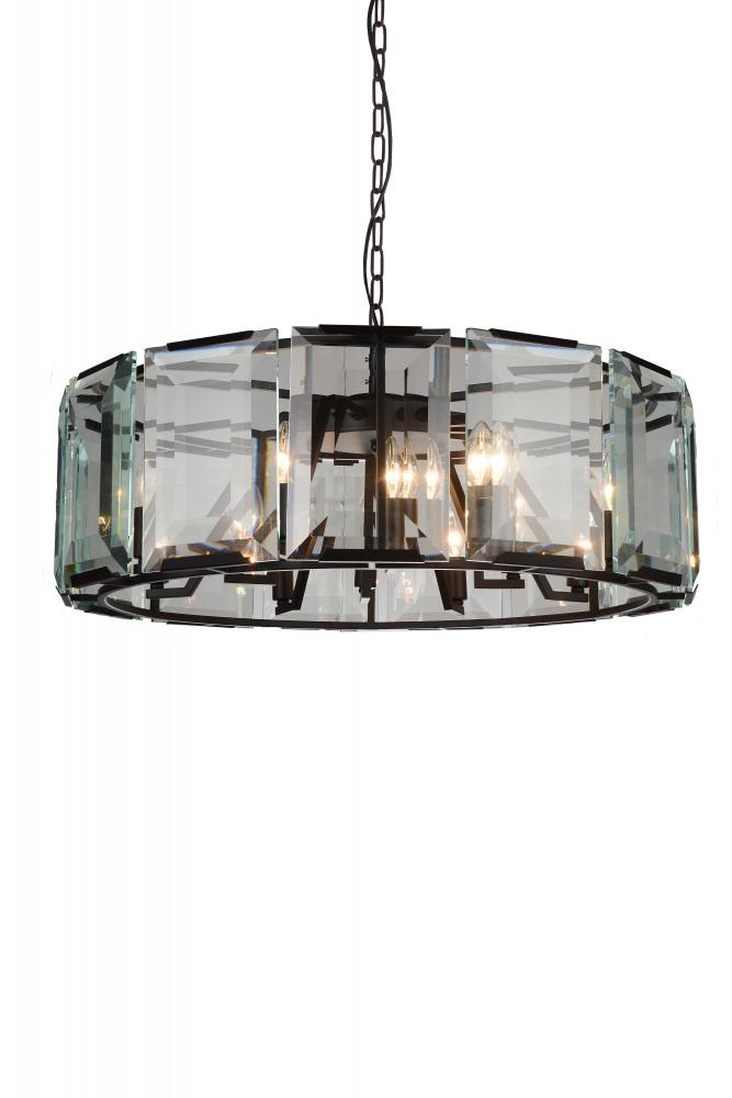 CWI LIGHTING  9860P31-12-101  Jacquet 12 Light Chandelier with Black finish