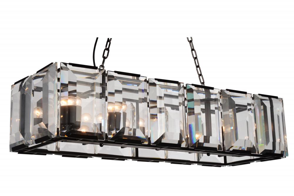 CWI LIGHTING  9860P42-12-101  Jacquet 12 Light Chandelier with Black finish