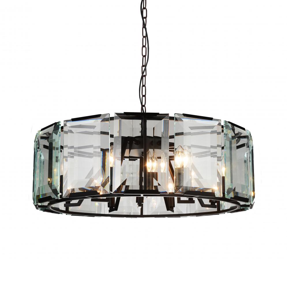 CWI LIGHTING  9860P43-18-101  Jacquet 18 Light Chandelier with Black finish