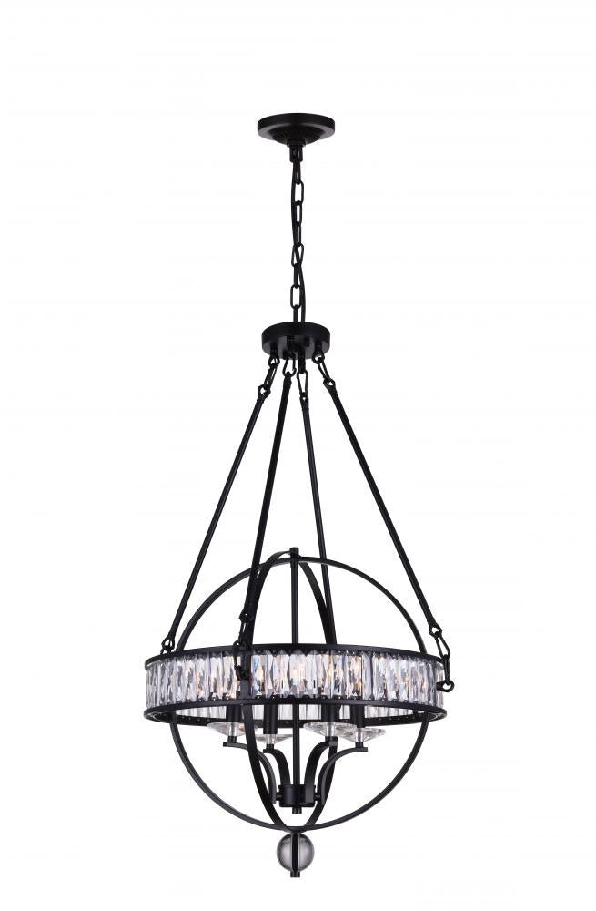 CWI LIGHTING  9957P42-12-101  Arkansas 12 Light Chandelier with Black finish
