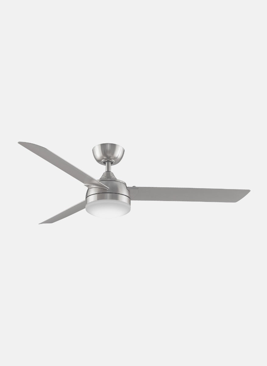 FANIMATION  FP6728BBN  Xeno Damp - 56 inch - Brushed nickel with Brushed nickelBlades and LED
