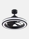 FANIMATION  FP8404BL  Gleam - 16 inch - Black with LED Light Kit