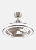 FANIMATION  FP8404BN  Gleam - 16 inch - Brushed nickel with LED Light Kit