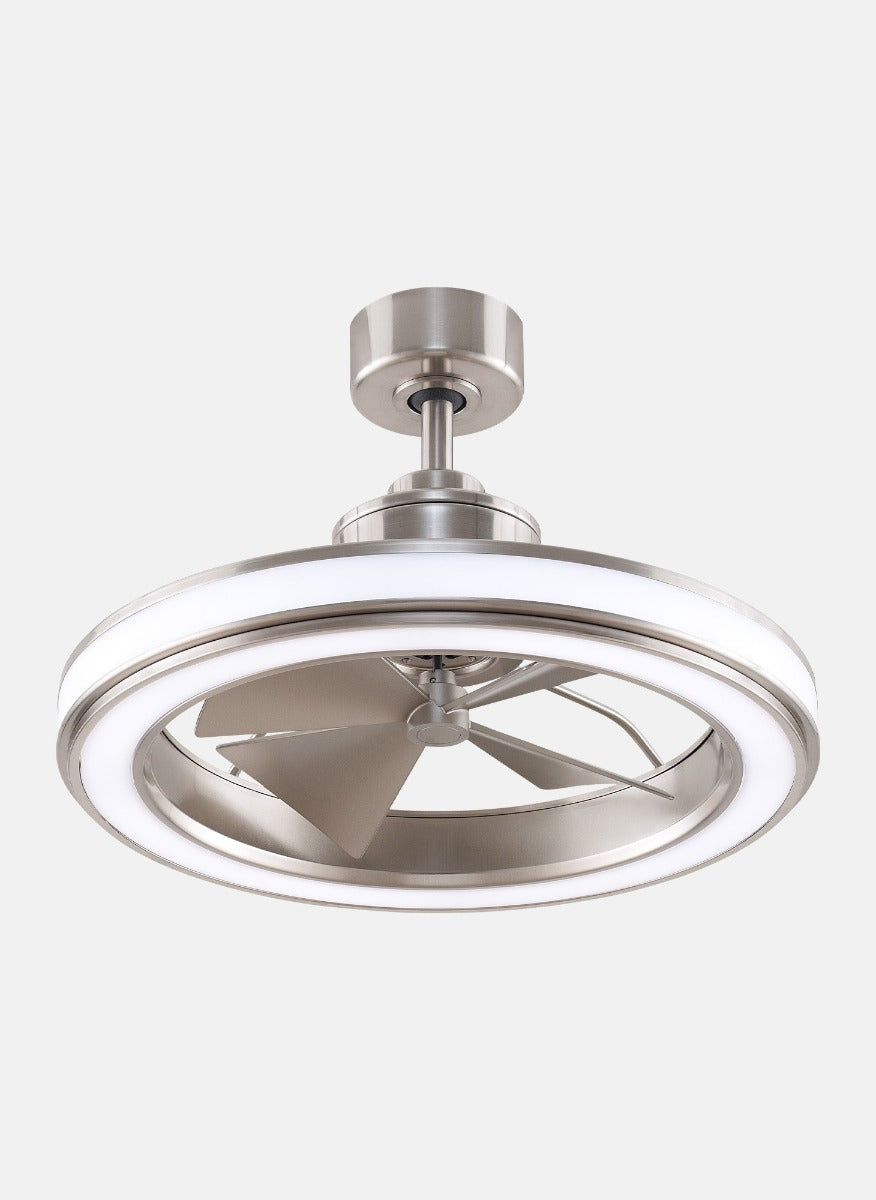 FANIMATION  FP8404BN  Gleam - 16 inch - Brushed nickel with LED Light Kit