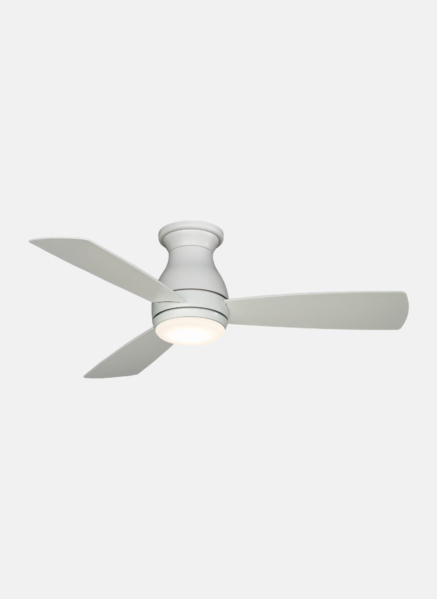 FANIMATION  FPS8332BMWW  Hugh - 44 inch - Matte white with LED Light Kit