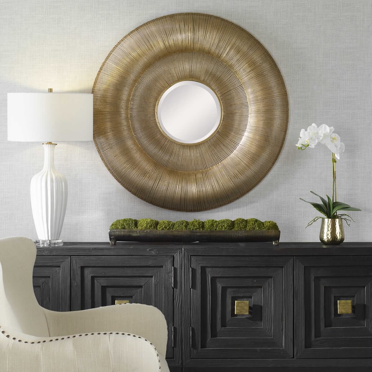 UTTERMOST BAUBLE ROUND MIRROR 09852