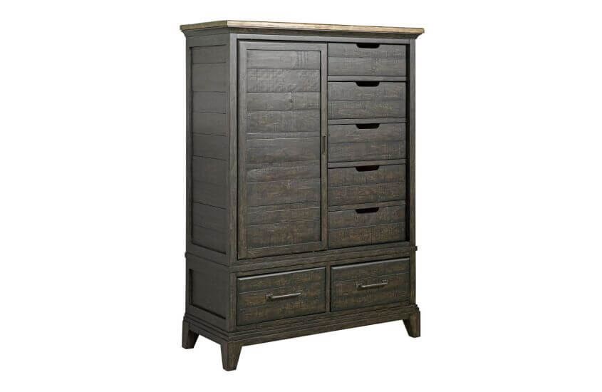 KINCAID PLANK ROAD WHEELER DOOR CHEST CHARCOAL 706-250C