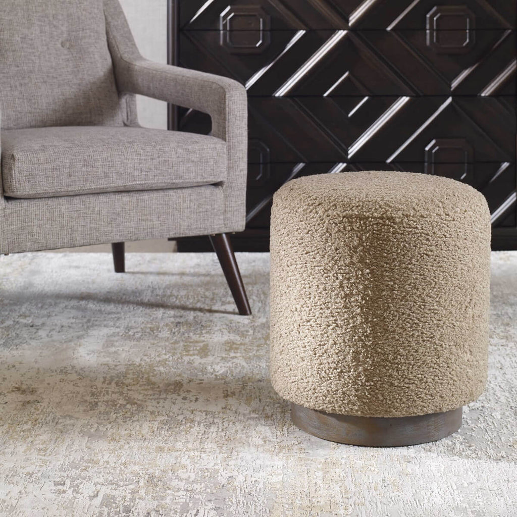UTTERMOST AVILA OTTOMAN  LATTE 23714