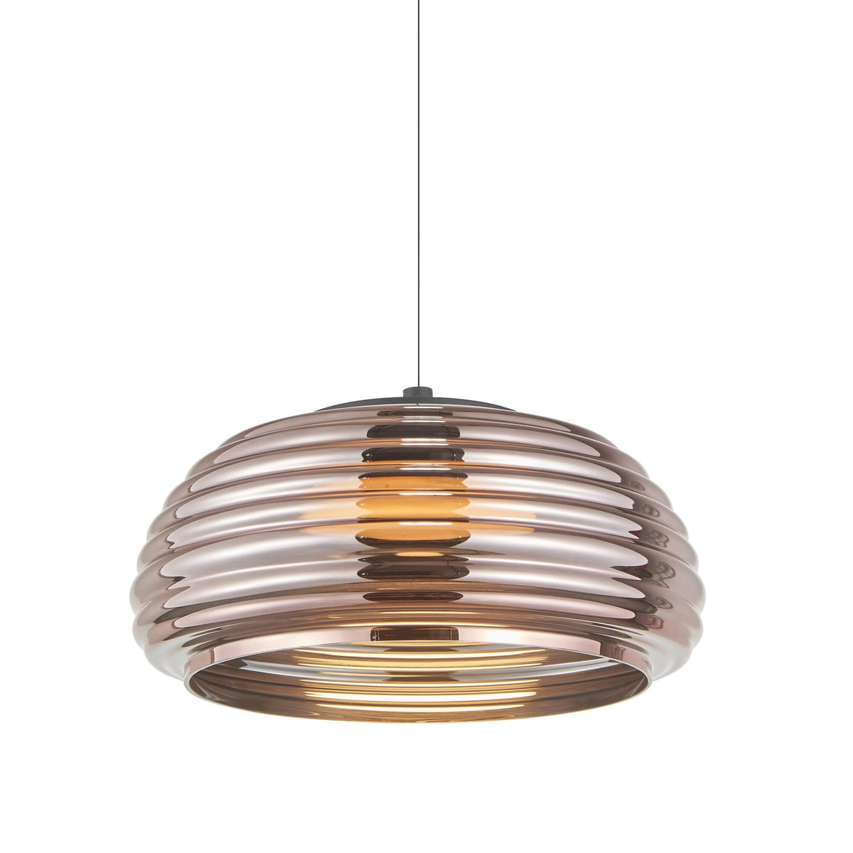 ARTCRAFT HAZE LED PENDANT 16" ESPRESSO COPPER AC5011EC
