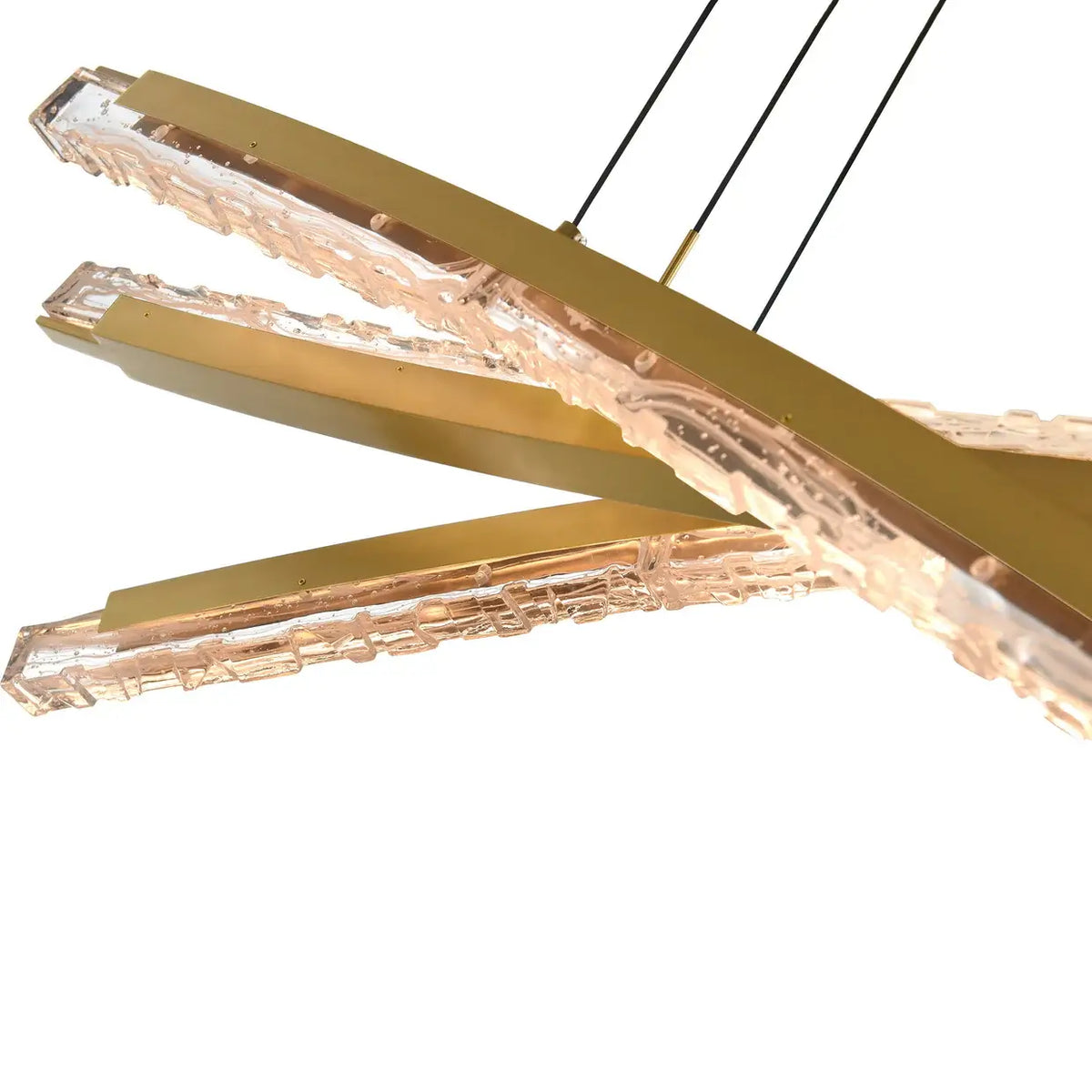 CWI LIGHTING SABER LED 50" GOLD CHANDELIER 1710P50-3-624