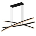 CWI LIGHTING SABER LED 70" BLACK CHANDELIER 1710P70-3-101