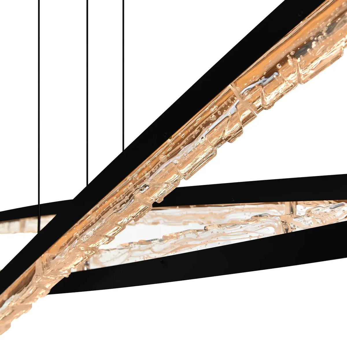 CWI LIGHTING SABER LED 70" BLACK CHANDELIER 1710P70-3-101
