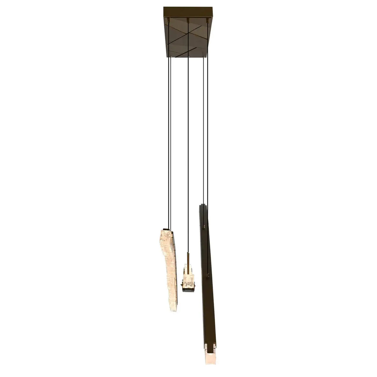 CWI LIGHTING SABER LED 70" BRASS CHANDELIER 1710P70-3-624