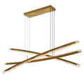 CWI LIGHTING SABER LED 70" BRASS CHANDELIER 1710P70-3-624