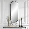 UTTERMOST VARINA TALL MIRROR  BLACK 09843