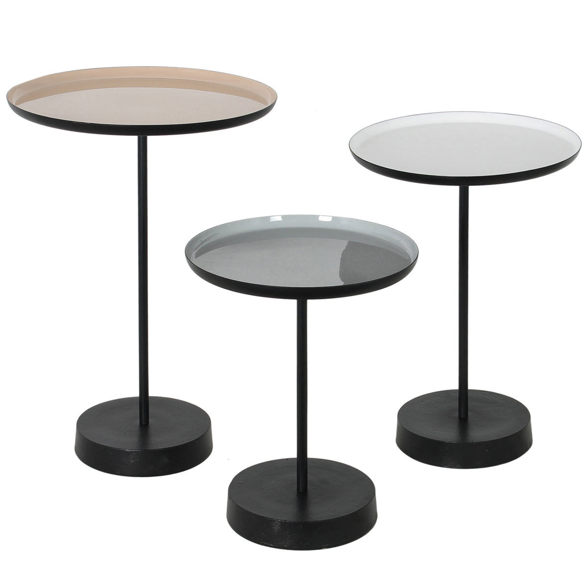 RENWIL STEPPING STONE TABLES SET OF THREE TA111