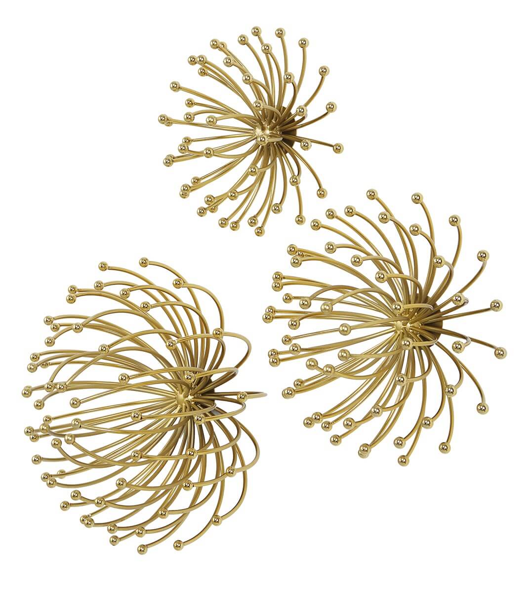 UTTERMOST AGA METAL WALL DECOR S/3 04337