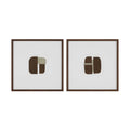 RENWIL EDGE WALL DECOR Set of 2 W6779