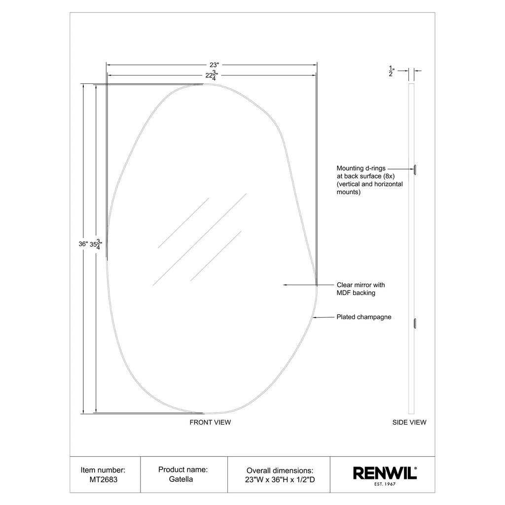 RENWIL GATELLA MIRROR MT2683
