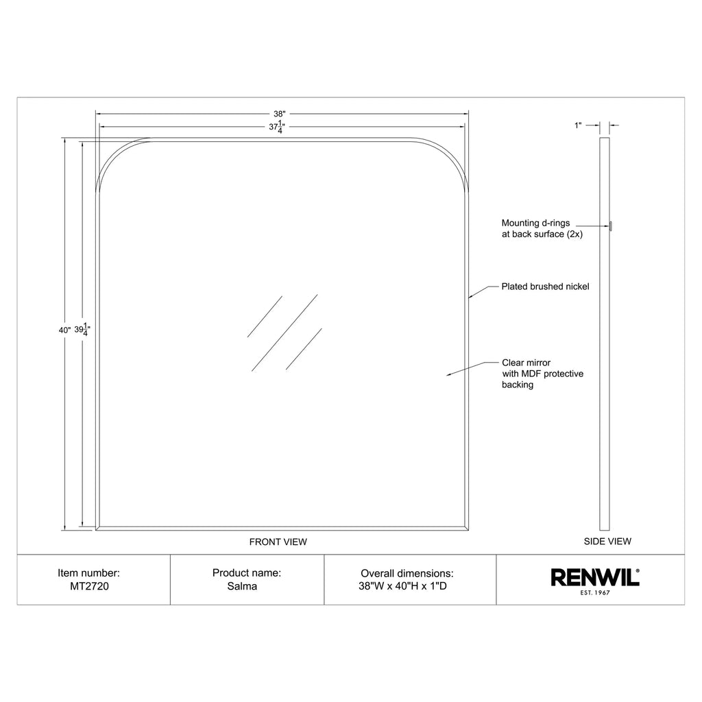 RENWIL SALMA MIRROR MT2720