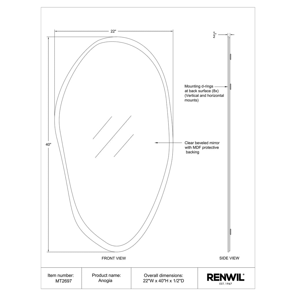 RENWIL ANOGIA MIRROR MT2697