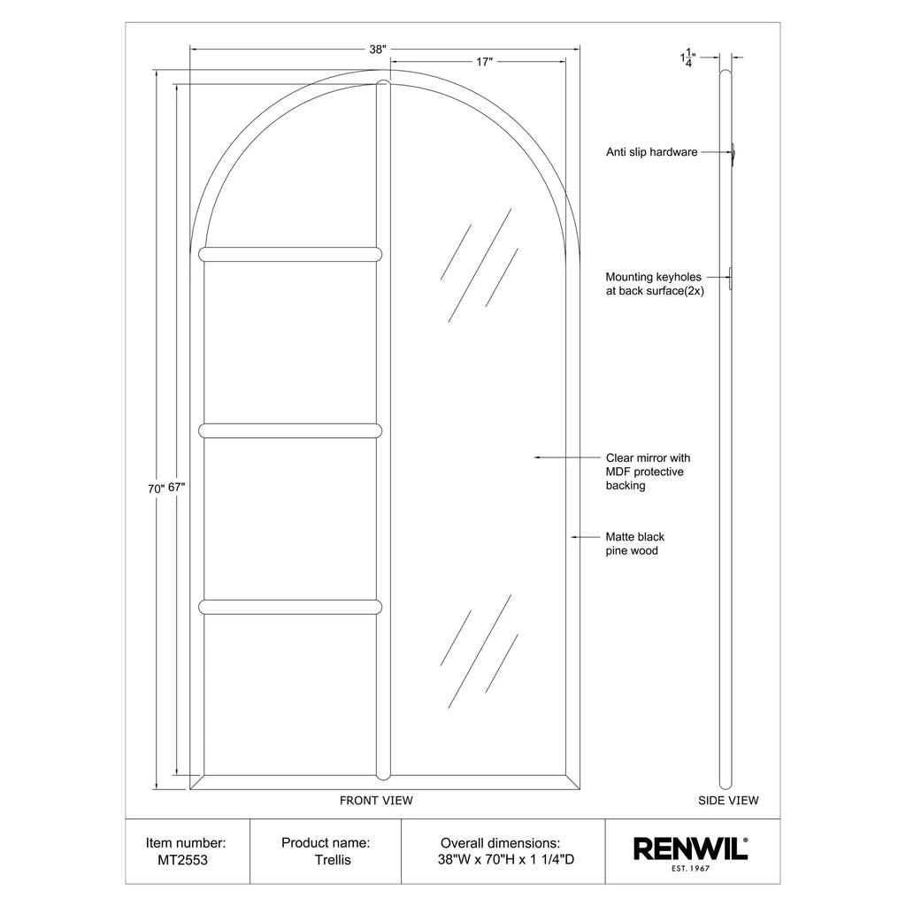 RENWIL TRELLIS MIRROR MT2553