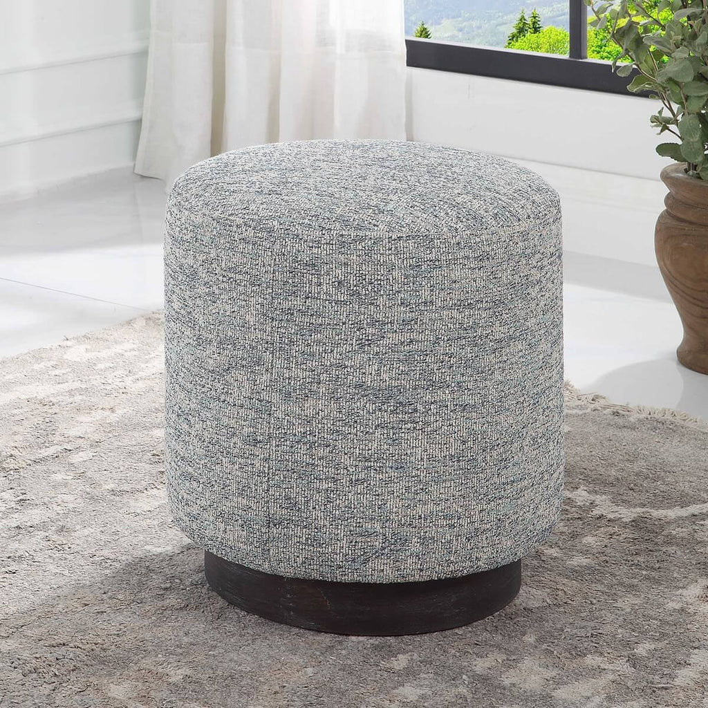 UTTERMOST AVILA OTTOMAN  TWEED 23731