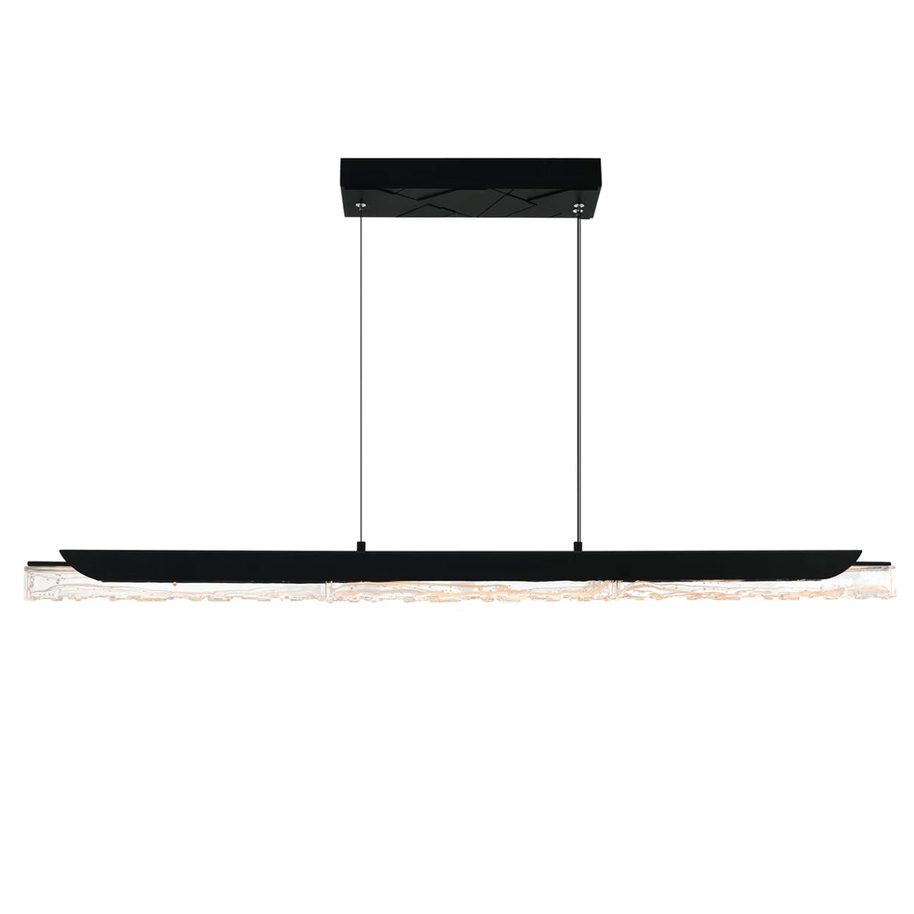 CWI LIGHTING VALIRA LED 48" BLACK CHANDELIER 1586P48-101