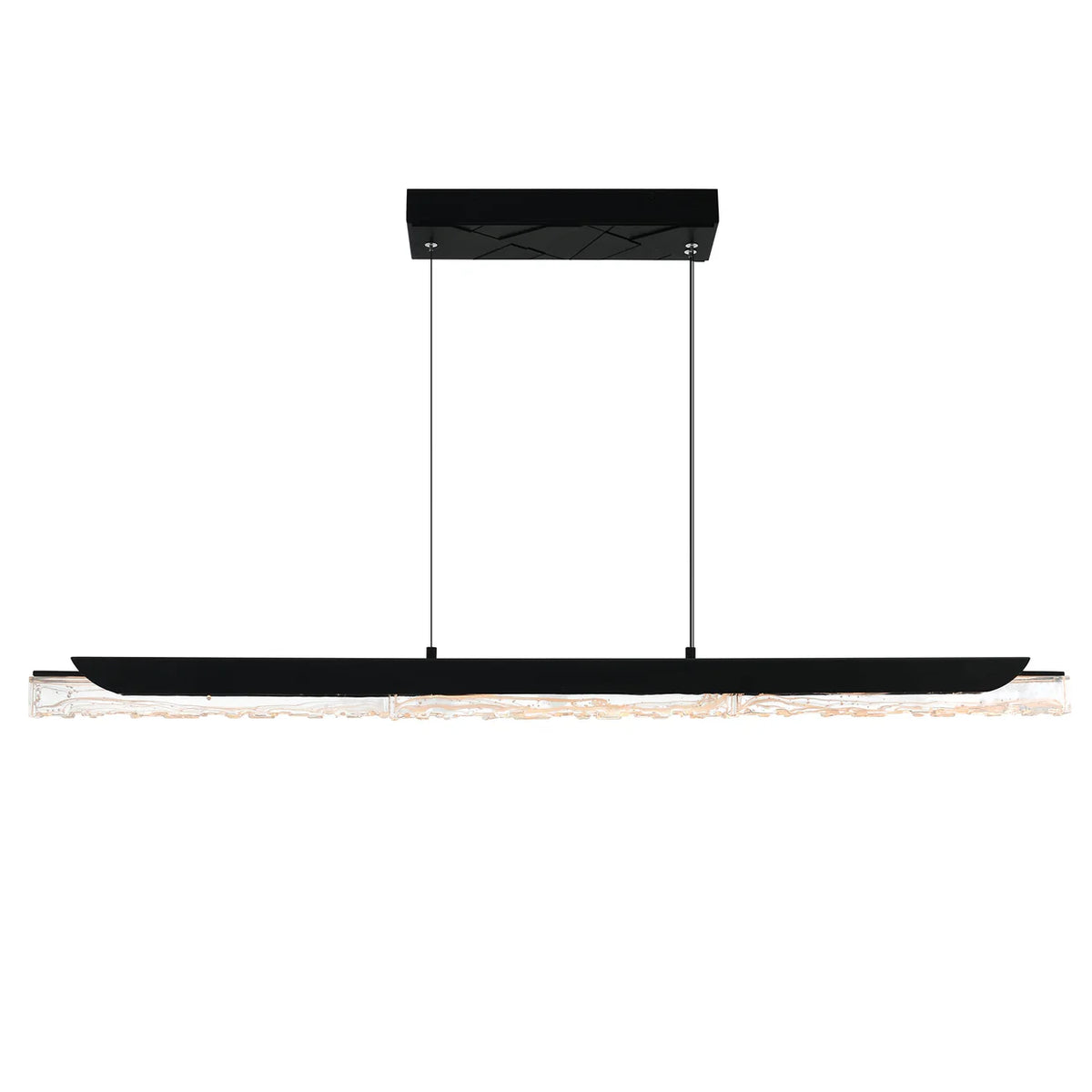 CWI LIGHTING VALIRA LED 48" BLACK CHANDELIER 1586P48-101