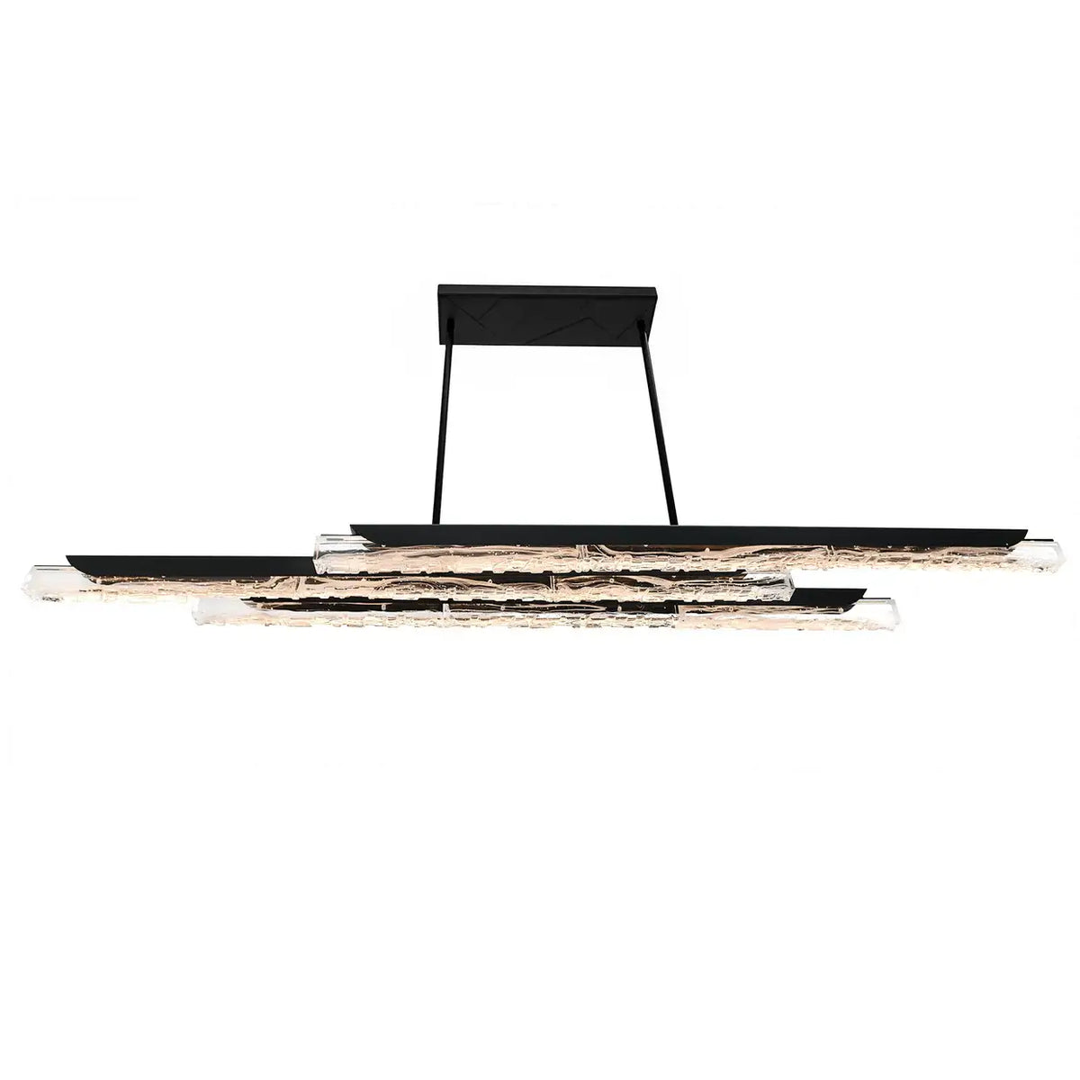 CWI LIGHTING VALIRA LED 60" BLACK CHANDELIER 1586P60-3-101
