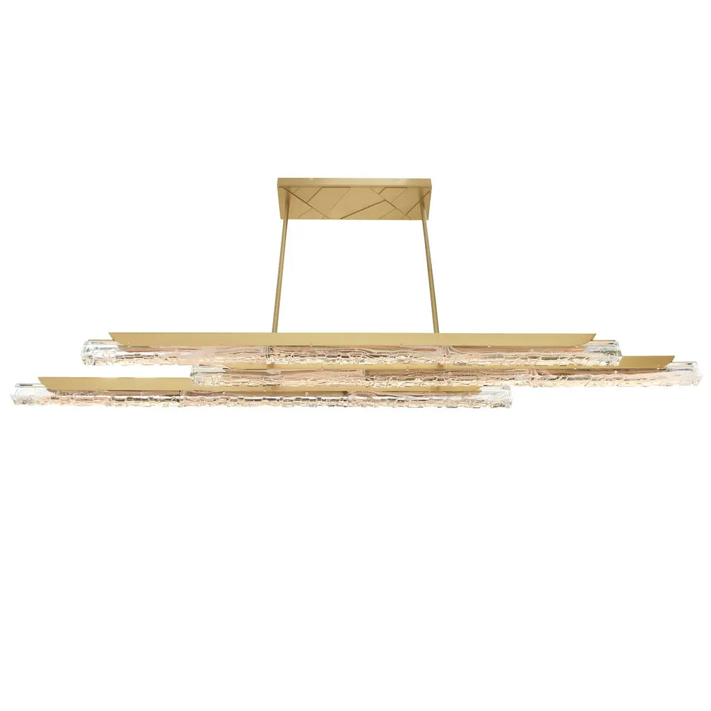 CWI LIGHTING VALIRA LED 60" GOLD CHANDELIER 1586P60-3-624