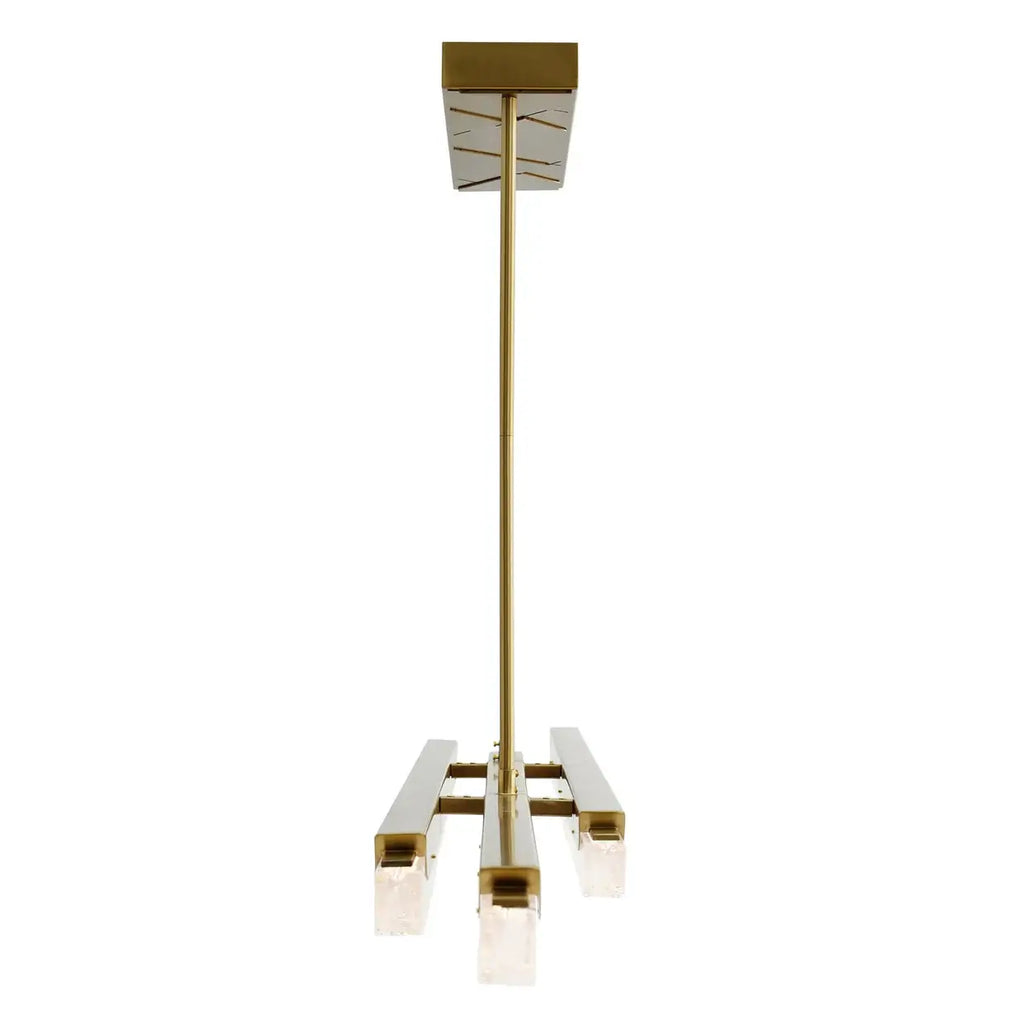 CWI LIGHTING VALIRA LED 60" GOLD CHANDELIER 1586P60-3-624
