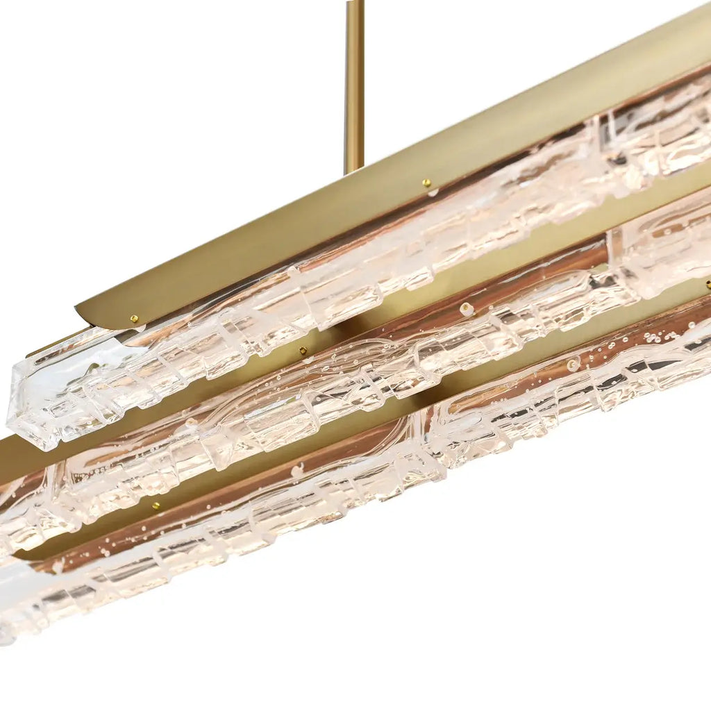 CWI LIGHTING VALIRA LED 60" GOLD CHANDELIER 1586P60-3-624