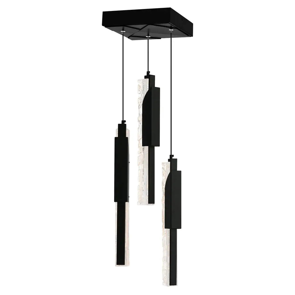 CWI LIGHTING VALIRA LED 8" BLACK MINI PENDANT 1586P8-3-101