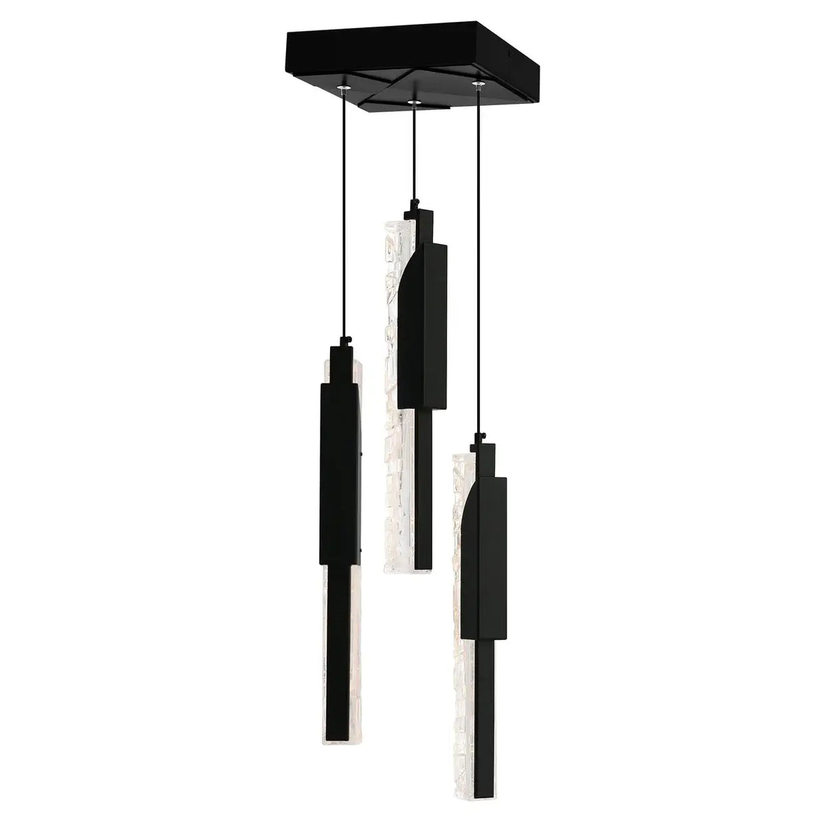 CWI LIGHTING VALIRA LED 8" BLACK MINI PENDANT 1586P8-3-101