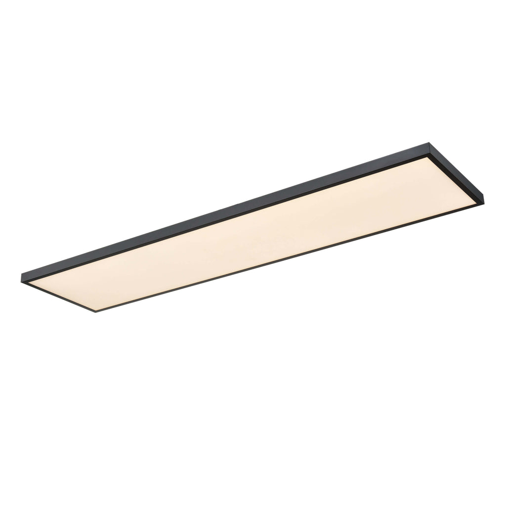 DVI LIGHTING ELSIE FLUSHMOUNT MATTE BLACK LED RECTANGULAR DVP39158MB