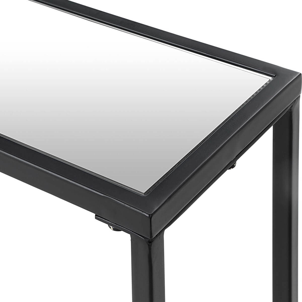 CONSOLE TABLE BLACK FINISH 60032w
