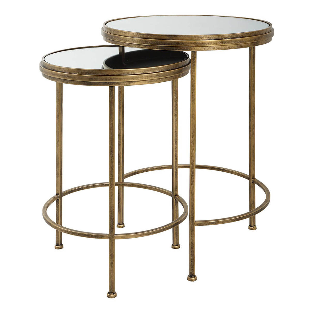NESTING TABLES SET OF TWO 11032w