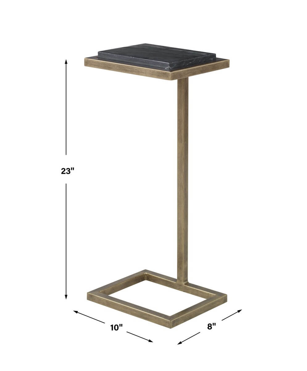 MARTINI TABLE AGED GOLD 31032w