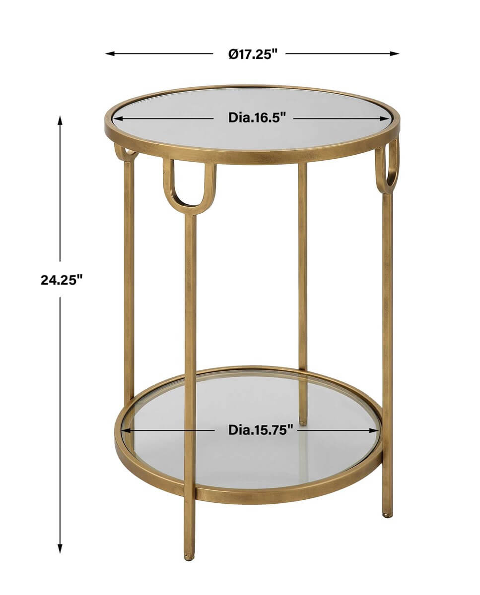 ROUND ACCENT TABLE 22032w