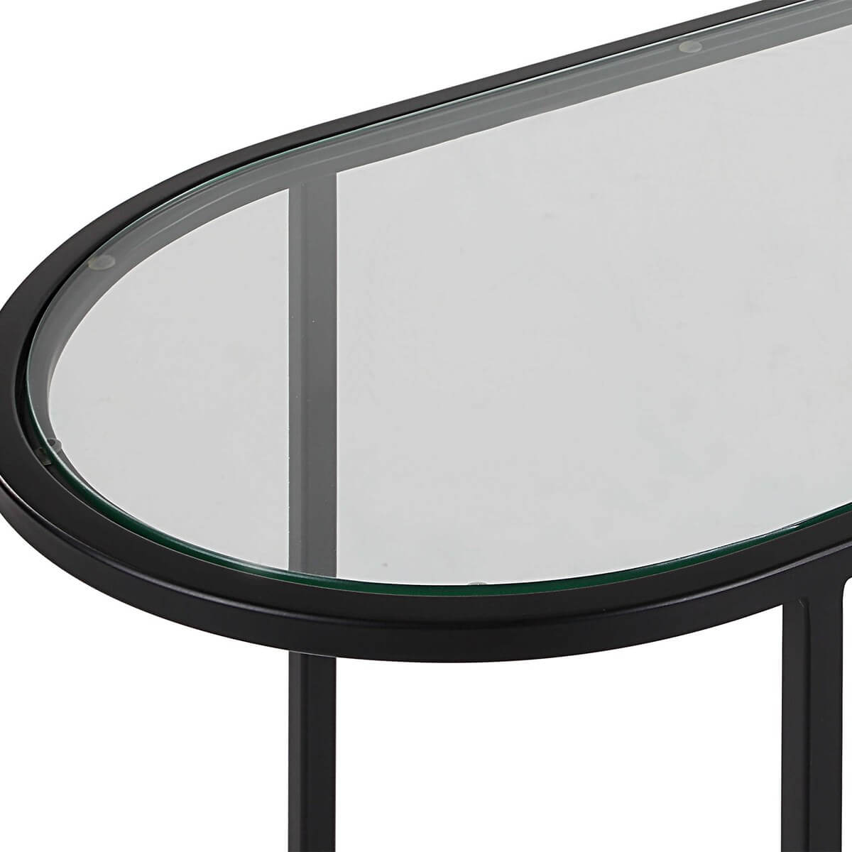 BLACK IRON NESTING TABLES SET OF TWO 43032w